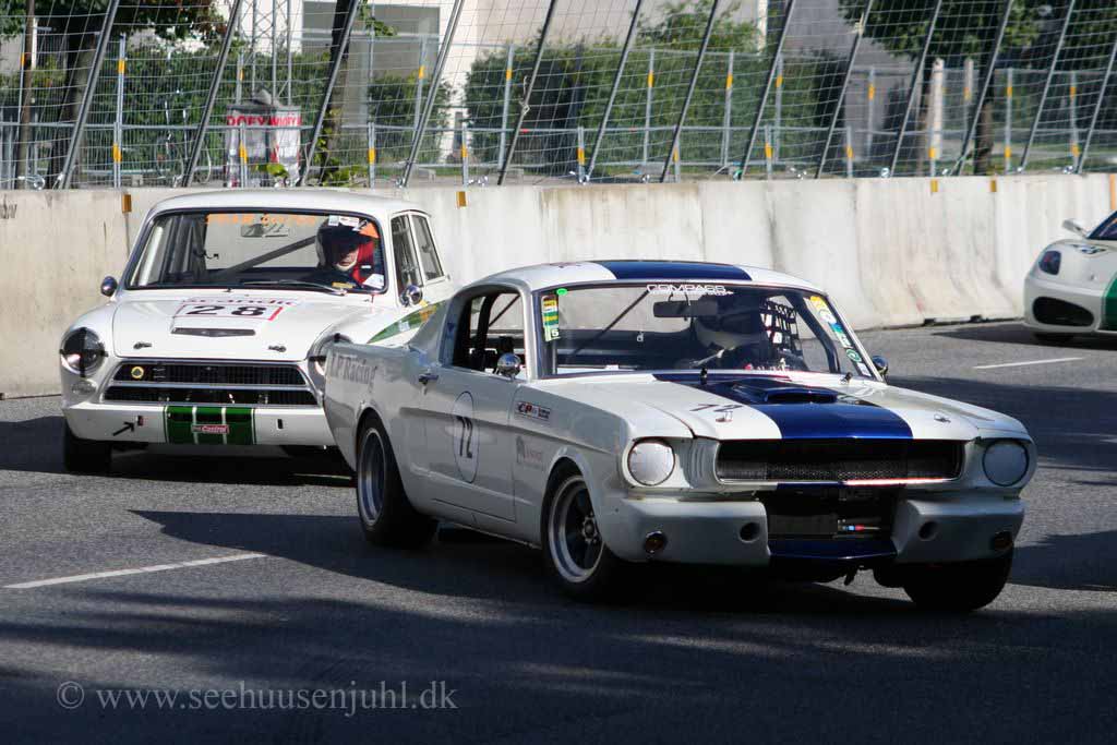 1966 Ford Shelby GT350R<br>Anders Nannerup<br>1966 Lotus Cortina<br>Tonny Petersen