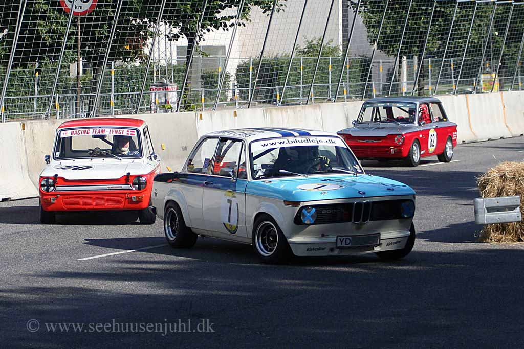 1970 BMW 2002 Ti<br>Palle Hørlyck Jensen<br>1969 Sunbeam IMP<br>Flemming Hansen<br>1966 Hillman IMP<br>Niels Jørgen Jørgensen