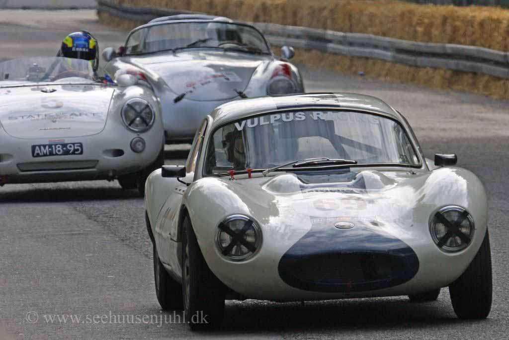 Ginetta G4 997cc 1964<br>Porsche 550 Spyder RS 1500cc 1955<br>Porsche 356 Speedster 1582cc 1958