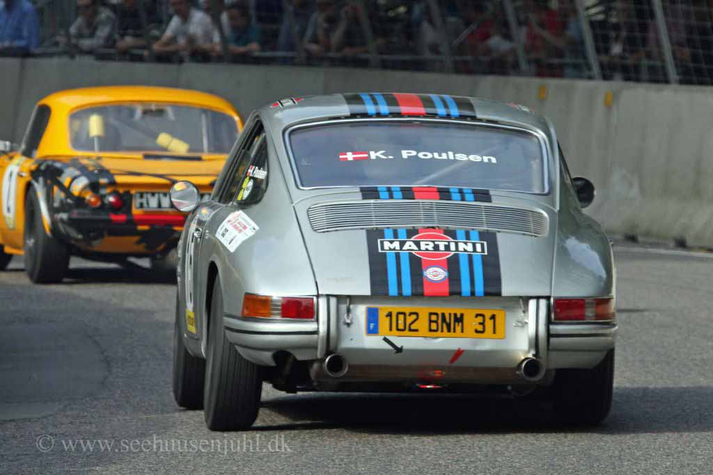 Lotus Elan 1594cc 1965<br>Otto Reedtz-Thott<br>Porsche 911 1999cc 1965<br>Kristian Poulsen