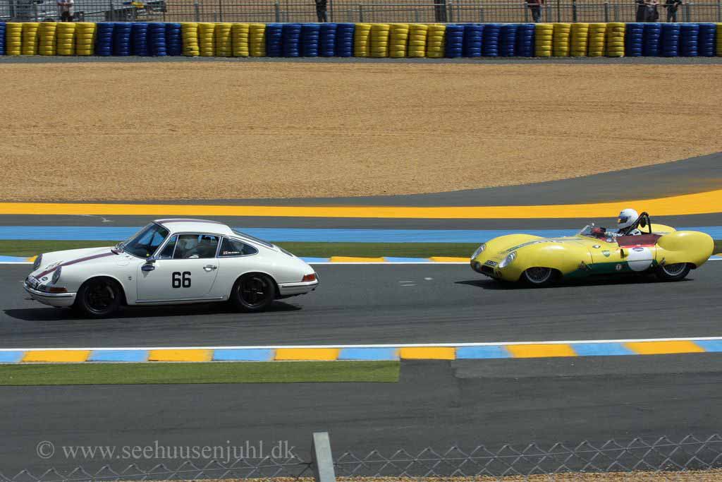 No.66 Porsche 911 2000cc 1965Nigel WilliamsWill AnsonNo.67 Lotus XI Series 2 1498cc 1957