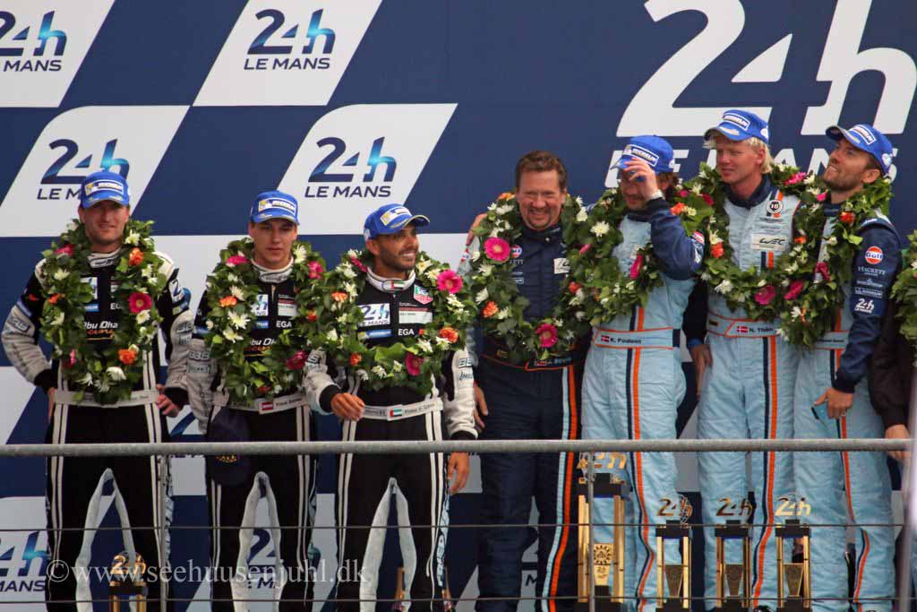 Victory ceremony GTE-AM
