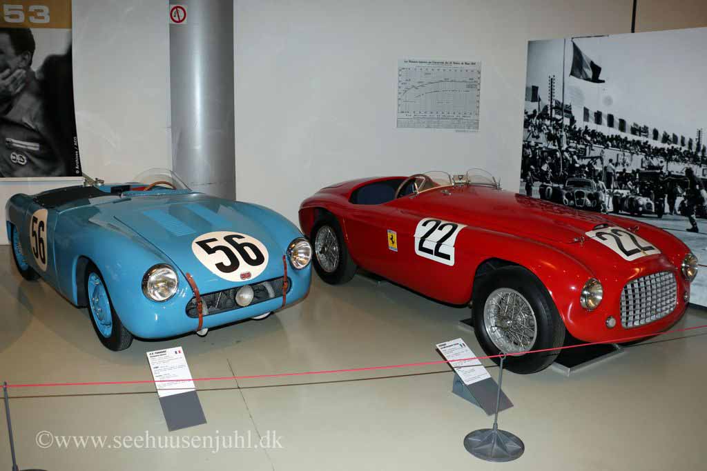 DB Panhard Antem Barquette (1951)Ferrari 166 MM Touring Barchetta (1949).
