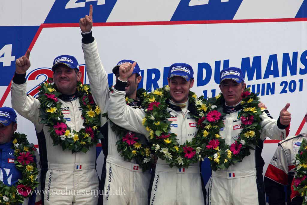 GTE AM No.1 Jack Leconte, Gabriele Gardel, Julien Canal and Patrick Bornhauser