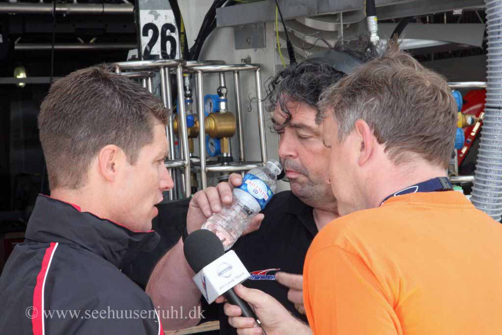 Radio Le Mans interviewing Guy Smith