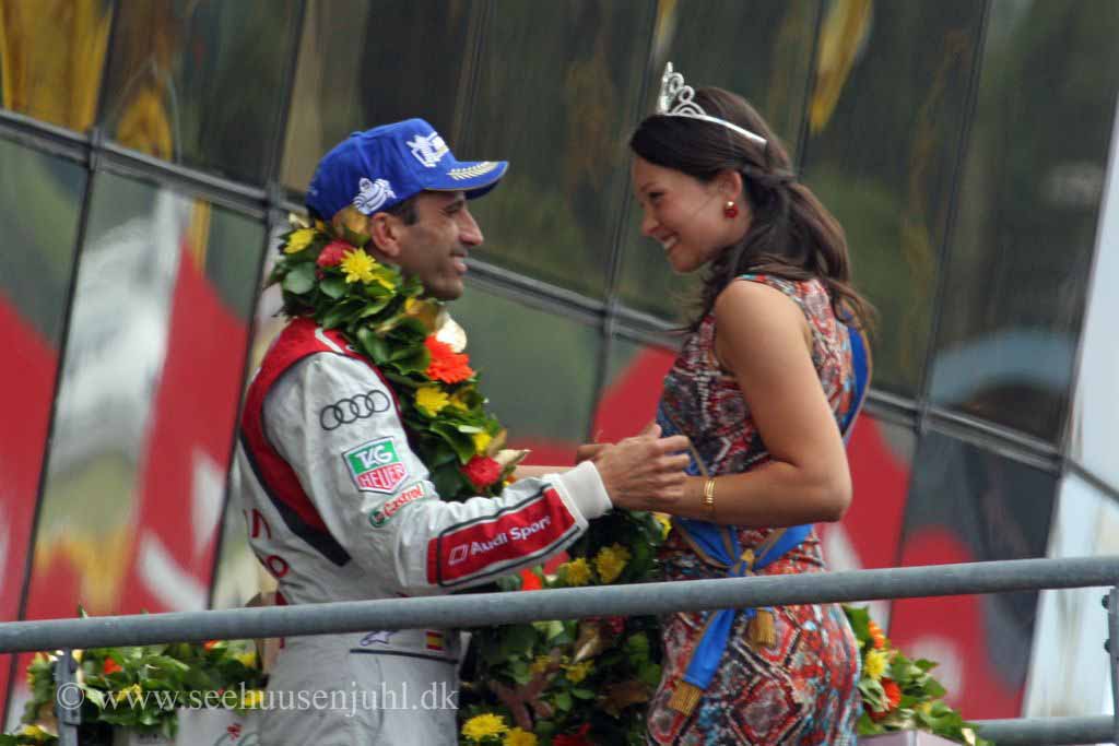Marc Gene and Miss Le Mans 2013