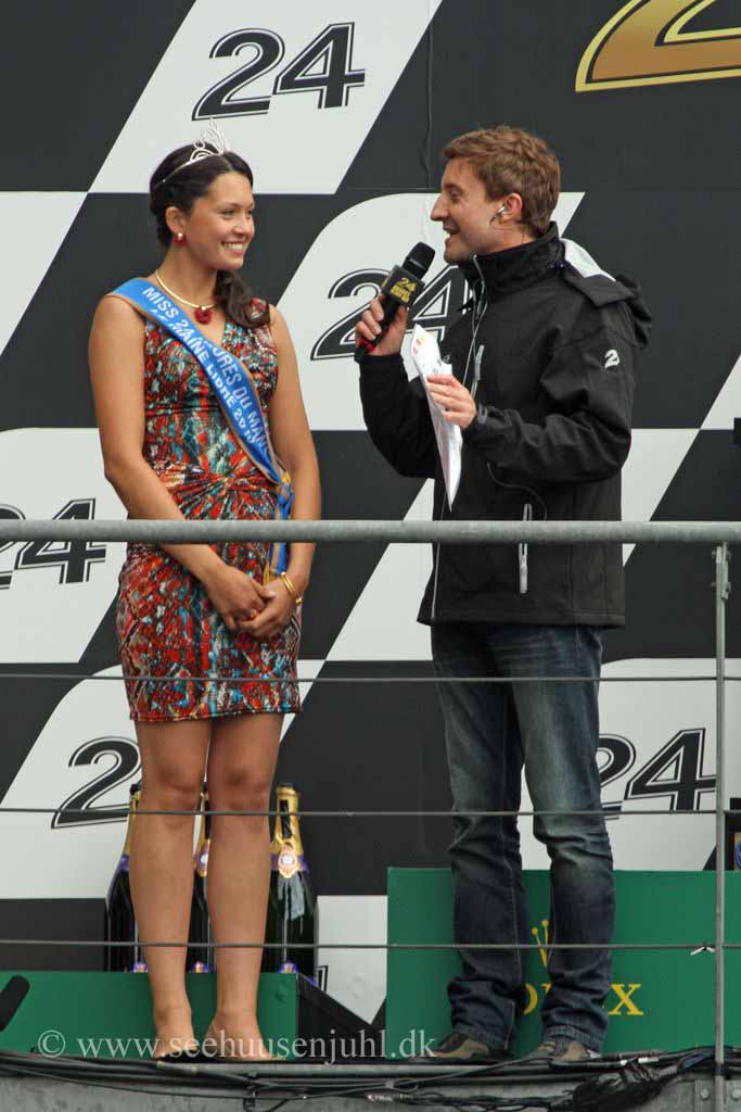 Bruno and Miss Le Mans 2013